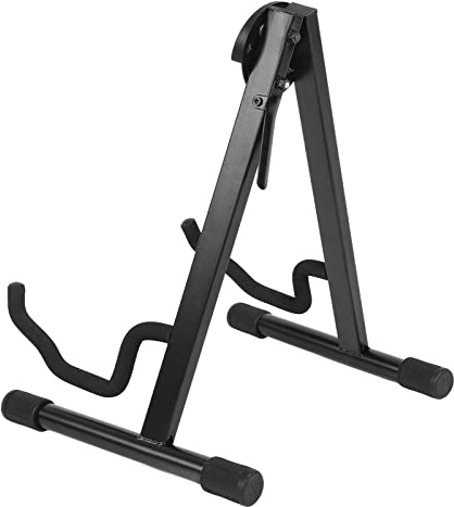 Cello-Ständer, Faltbarer Cello-Stützhalter Aus Metall, A-Rahmen-Display mit Bogenhalter, Tragbarer Musikinstrumentenständer für Gitarren und Bässe