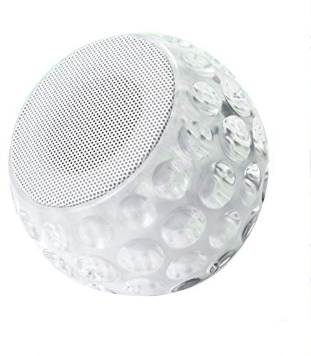 NOALED Bluetooth-Lautsprecher mit 360°-Stereosound, dimmbarer RGB-Mehrfarben-LED-Lampe, Freisprechfunktion, Aufladen über USB, integriertem Mikrofon für Partys