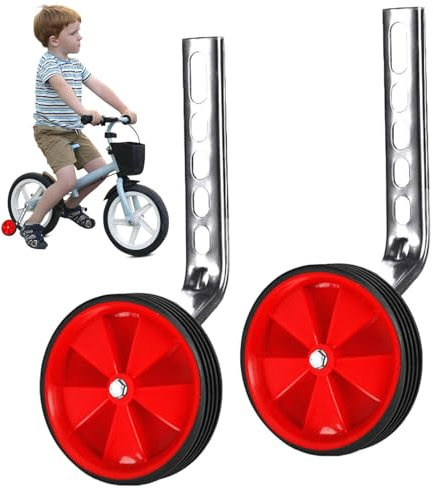 Duroecsain Fahrrad-Stützräder, Fahrrad-Stabilisator für Kinder,Fahrrad-Laufräder - Leiser Fahrrad-Sicherheitstrainer, robuste Fahrrad-Laufräder für Kinder beim Radfahren