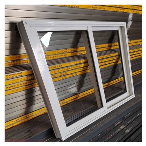 Schiebefenster Verriegelbares horizontales Schiebefenster mit klarem Glas, 30 40 50 55 60 65 70 75 80 85 90 100 110 120 cm Ersatzfenster für Mobilheime, für den Bau von Hütten und Spielhäusern für den