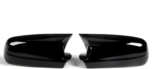RAVTAKL Kompatibel Mit VW Für Golf 4 MK4 Für GTI R 1997 1998 1999 2000 2001 2002 2003 Rückspiegelabdeckung Rückspiegel Shell Caps Horn Auto Spiegelkappen(Gloosy Black)