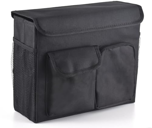 HUIOP Mobility Scooter Bag Convenient Organizer Pouch with Laptop Pocket and Cup Holders