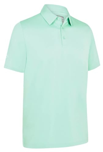 Callaway Golf Herren Swingtech Fest Stretch Golf-Polo-Hemd - Neptungrün - M