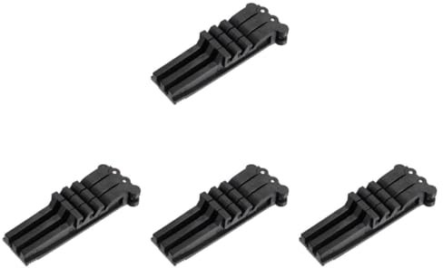BESPORTBLE 4 Pièces Support de base de réservoir de gaz trépied poêle jet feu Support pour réchaud de camping Support de réchaud de camping réchauds endroit sombre support stabilisateur Black