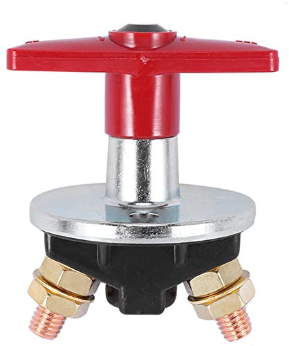 Reinscer 1500 Interruttore per Batterie Fisse con Chiave Fissa Amp Switch Kill Switch 12V / 24V Heavy Duty Electrical Switch