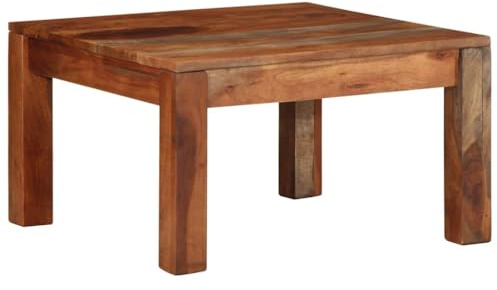 Lauuoeriau Haus & Garten, Möbel-Coffee Tisch, 60 x 60 x 35 cm, Massivholz, Akazie