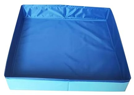 Piscina Infantil para Perros, Piscina Plegable De PVC para Mascotas, Bañera Cuadrada No Inflable para Cachorros, Bañera para Perros Y Gato Pequeños Que Ahorra Espacio para el Jardín, Exterior