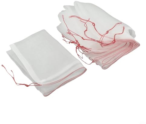 Paquete de 10 bolsas de protección contra insectos de jardín, malla transpirable para cosecha de frutas y verduras