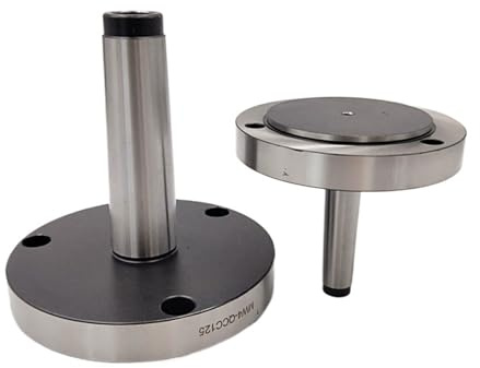 Flangia adattatore mandrino for tornio da 200 mm MT-200 for K11-200 e K12-200 - Tipo fisso con mandrino conico in metallo resistente, 1 pz