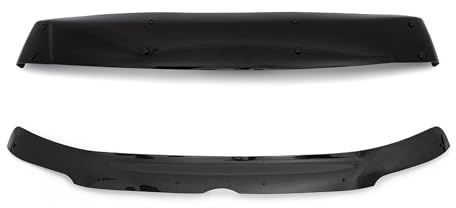 Sonnenblende und Motorhaube Deflektor Set kompatibel mit VW T5 Transporter 2003-2009