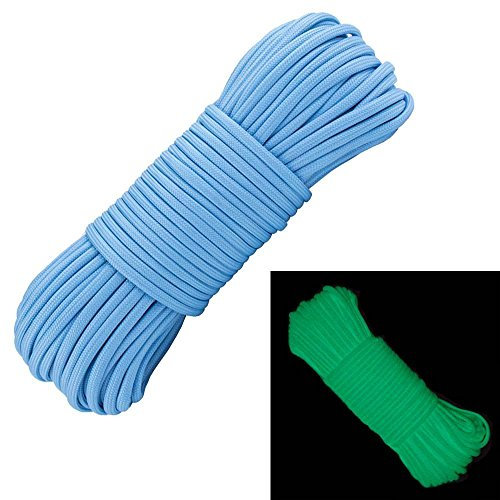 Glow in The Dark Zesty 21 Strand 550 lysande fallskärmsrep