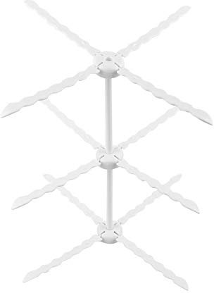 TOPINCN Plastic Pasta Drying Rack Collapsible Household Noodle Dryer Rack Hanging Fondant Gum Paste Flower Drying Rack Air Dry Stand Cake Decorating Tool
