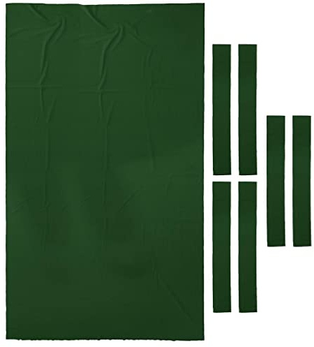 SM SunniMix 9ft Billardtisch Abdeckung Tuch (Maße 280 x 153 cm) Pool Billiard Billiardtuch - Grün