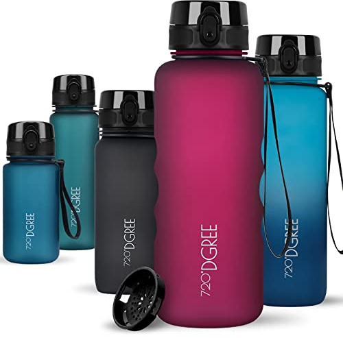720°DGREE Trinkflasche „uberBottle“ Sieb – 6 Größen, über 40 Farben wählbar