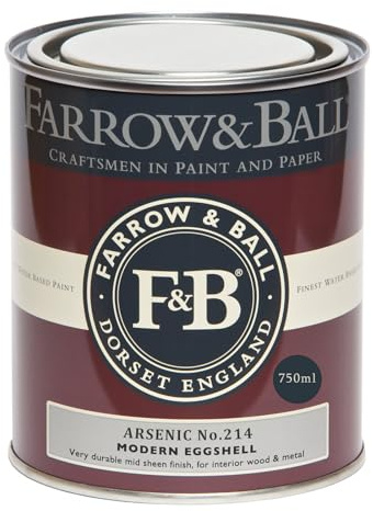 FARROW & BALL MODERN EGGSHELL 214 ARSENIC 750ML