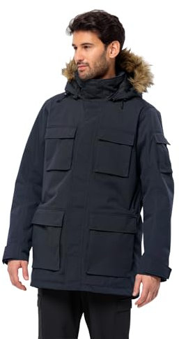 Jack Wolfskin Herren Glacier Canyon Parka, night blue, S EU