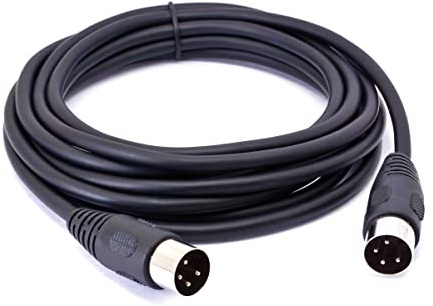 HTGuoji 4-Poliger DIN-Anschlusskabel, Stecker auf Adapter-Verlängerungskabel für DVR Digital Video Recorder & Audio Connector Geräte (3 Meter)