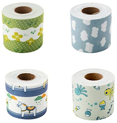 4 Stück Wasserdichtes Dichtband, Waschbar, Fenster Wasserdicht Klebeband, Selbstklebend Dichtbandstreifen, Dichtungsbänder Für Küche Und Badewanne
