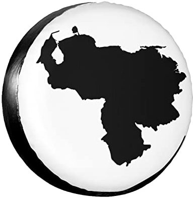 550 Reifentasche Venezuela-Karte Autoreifen Tasche Polyester Reifen Schutzhülle Wasserdicht Reifentüten Für Caravan SUV Truck