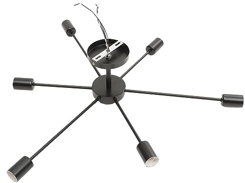 LIFKOME Flammige Deckenleuchte Moderne Halbeinbau-deckenlampe Leuchte Für Wohnzimmer Und Esszimmer Schwarze Deckenleuchte Für Zuhause Hängelampe Für Schlafzimmer Und Flur Wohndekor-beleuch