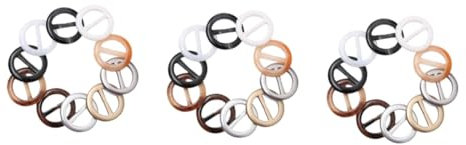 NUOBESTY 60 Stk tee clip t shirts Schalringe aus Harz T-Shirt-Schnallenclip Damen Schal Hemden für Frauen Schalringe und Dias Schal-Clips anpassen Klipp Seitenclip Hemdclip Fräulein binden