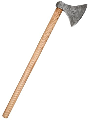 ULFBERTH | vikingayxa av stål | handsmidd | yxhuvud efter Petersen typning | medeltida yxa | reenactment (typ M)