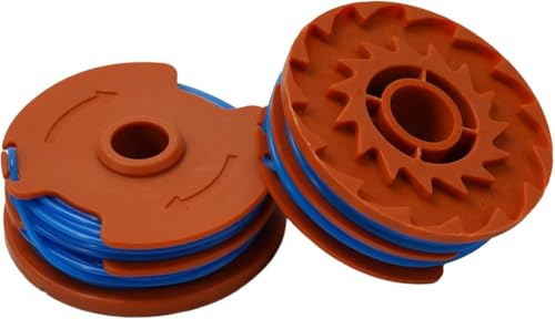 YUETTYY 2/6PCS Strimmer Spool & Line For MacAllister MGT35025 MGT45028 MGT60030 Grass Trimmer Replacement Accessories Spool Line (2PCS)