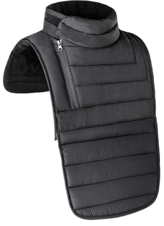 Djowyh Protector de cuello para moto, impermeable, cortavientos, protector de pecho, envoltura de cuello caliente, protector de cuello para motocicleta, calentador de cuello para adultos, , Atributo
