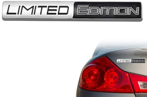 WUSJCOF Emblema del distintivo della decalcomania dell'autoadesivo del bagagliaio di un'auto in alluminio per la decorazione di tuning dell'auto dell'autoadesivo del motociclo