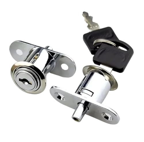 Serrature a cilindro a camma utili 23/32 mm Chiavistello for porta con linguetta for armadio in legno Porta scorrevole con chiave Ferramenta for mobili in lega 1 pz(32mm)