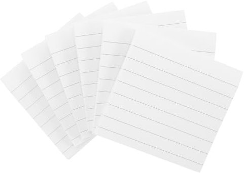 LALAFINA 10 Stück Weiße Memo-notizen Für Studenten Büro Selbstklebende Memo-pads Memo-aufkleber Notizblock Für Den Täglichen Gebrauch