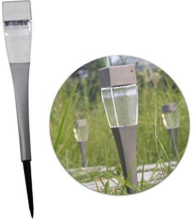 LIFKOME Lampe Led Solaire Sur Pied Étanche Ip44 Pour Allée Jardin Terrasse Cour Extérieur Automatique Sans Fil