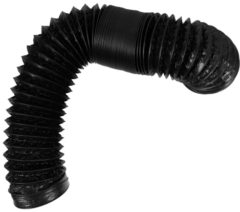 DIYEAH 2m Aluminum Foil Tube for Kitchen Ventilation Hose Ducting Dryer Vent Hose Kit Flexible Ducting for Dryer Vent