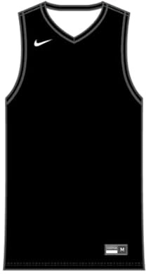 Nike Herren Mens Team25 Basketball Stock Reversible Jersey - Black Shirt