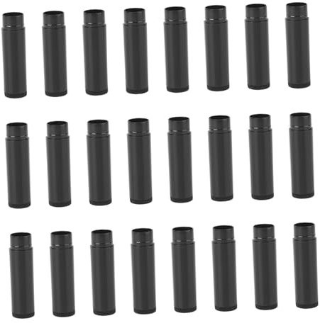 UKCOCO Leere Lippenbalsamtube 5g Aus Kunststoff Schwarz Mit Verschluss Für Selbstgemacht Lippenpflege Kosmetik Behälter 25 Stück