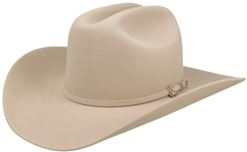 Stetson Skyline Westernhut Fur Felt Made in USA Damen Herren Sommer Winter Hellbeige 62 cm