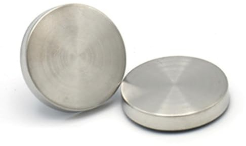 Lecreatekit Chrome-Plated Stainless Steel Mirror Screw, 16-Piece Set with 12mm–20mm Dome for Glass, Wood, Bath Panels & Display Fixtures, Indoor/Outdoor Use