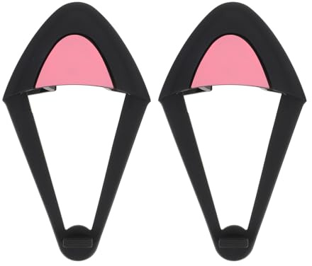 SECFOU 1 Pair Cat Ear Headset Decorations Silicone Headphone Attachments Lovely Flexible Design Adorable Craftsmanship for Headphone Customisation