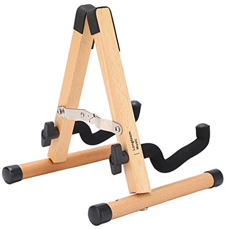Alomejor Geigenständer aus Holz, Geigenhalter aus Holz, Ausstellungsständer aus Buchenholz, Zusammenklappbar, Abnehmbar, Leicht, Tragbar, für Violine, Ukulele, Mandoline