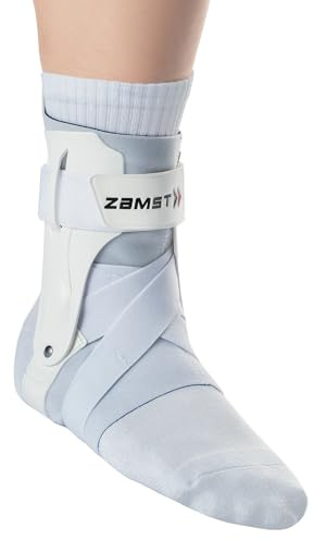 Zamst A2-DX Sprunggelenkbandage Verstellbar gegen Umknicken (Linker- L)-Schwere Verstauchungen Grad III Chronische Instabilität - Ideal zum Sport- Bandage Fußgelenk Männer & Frauen - Korrekte Passform