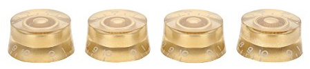 E-Gitarre Reglerknöpfe, 4 STK Gold Ton und Lautstärke Regler für E-Gitarre, Gitarre Zubehör für Les Paul, für Musiker, Studio Aufnahmen, Jugendliche Musiker, Gitarre Spielen