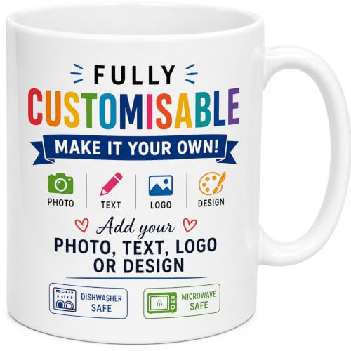 Personalised 10oz Mug - Any Text, Logo, Image OR Photo!