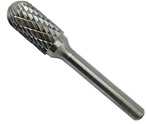 Weischer® Frässtift Kugelzylinder Ø 8 mm I Rotationsfräser Wolframcarbid Hartmetallfräser Fräskopf I 6 mm Schaft