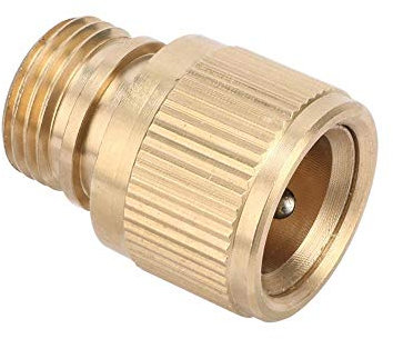 YZ-LIANG Automatische Bewässerung 2 PC 1/2 Messing mit Außengewinde Schnellanschluss Garten Wasser-Anschluss Car Wash Rohrschnellanschlussadapter-Hahn-Joint Kupplungen