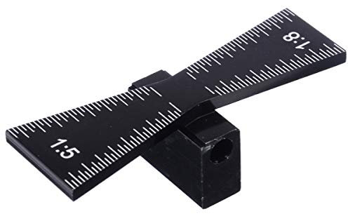 Calibro per marcatura a coda di rondine, per giunti in legno con scala a coda di rondine per la lavorazione del legno