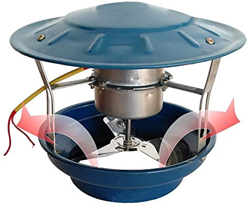 SSCYHT Ventilatore del Camino, Aspiratore di Fumo del Camino 50 W, Ventilatore del Camino per Stufa A Legna, Camino con Bruciatore a Legna - Ventilatore Ecologico ed Efficiente