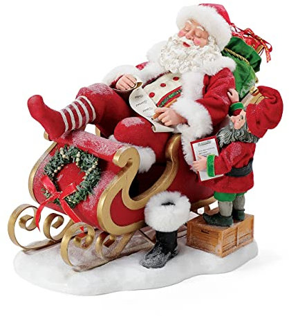 Department 56 Possible Dreams Weihnachtsmann-Weihnachtsfiguren, 25,4 cm, Mehrfarbig