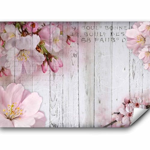 murando - Fototapete Premium-Vlies Blumen, 200x140 cm, Schlafzimmer, modern | Premium-Vliesstoff, Full HD Druck, hochwertige Verarbeitung fürs Wohnzimmer, schnelle Montage, lichtbeständig, geruchsfrei