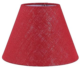 Aspen Creative 32995 Transitional Empire Shape Spider Construction Lamp Shade in Carmine Red, (6 x 11 7/8 x 9)