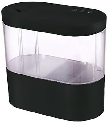 PUIOKA Mini-Aquarium mit Blaulicht und Filtersystem, 4 Liter Fassungsvermögen
